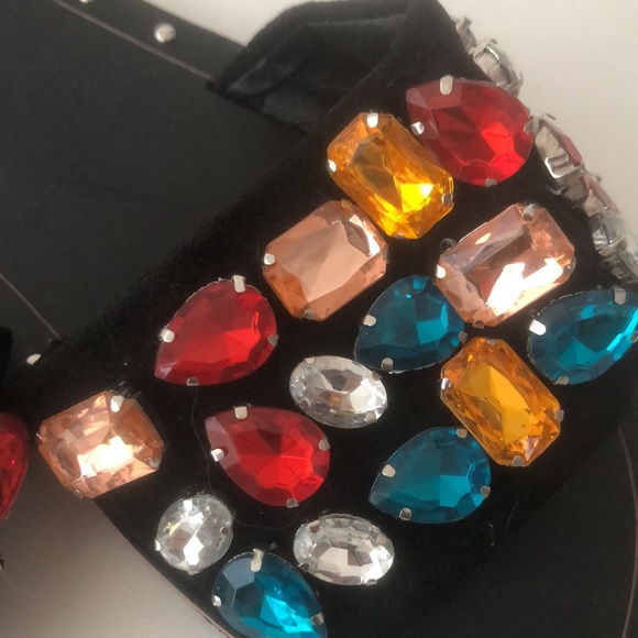 NEW Jeweled slippers - Picture 3 of 6